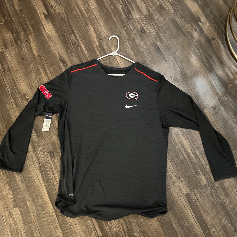 Georgia Bulldogs Nike Long Sleeve Shirt Team Issued Dawgs XL NWT